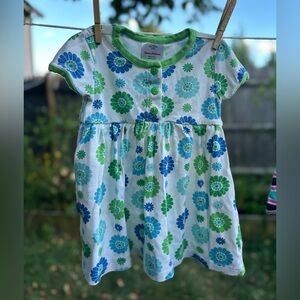 Hanna Andersson Printed Flower Dress. EUC SZ 3T (90)